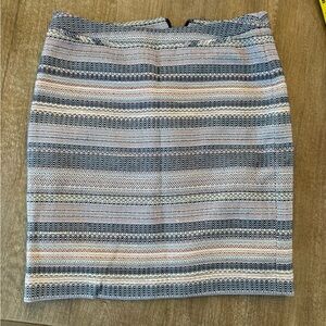 Halogen Multicolor Stripe Skirt
